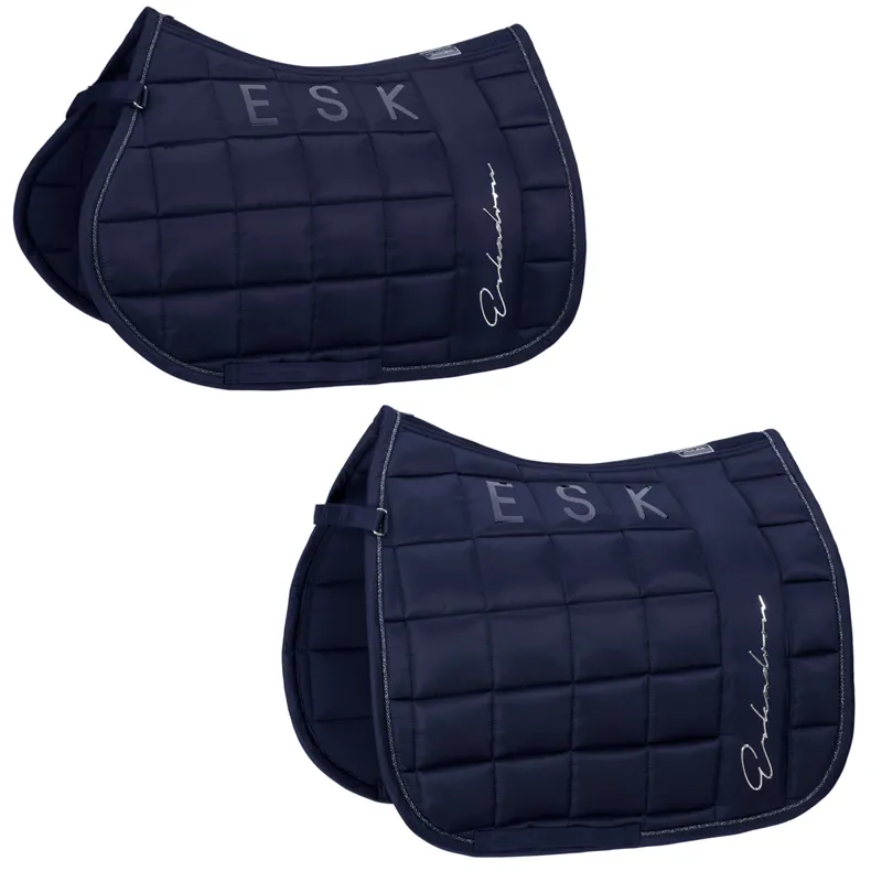 Eskadron Big Square Matt Gloss Saddlecloth Classic Sports SS22 - Navy